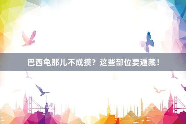 巴西龟那儿不成摸？这些部位要遁藏！